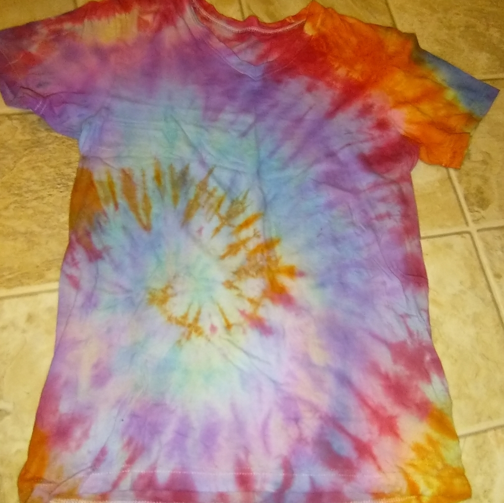 Homemade tye dye shirt